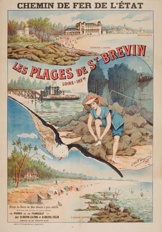 Appraisal: CH BERGMAN DATES UNKNOWN LES PLAGES DE ST BREVIN x