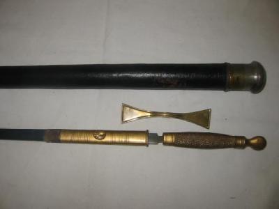 Appraisal: A VICTORIAN COURT DRESS SMALL SWORD with oval double edged