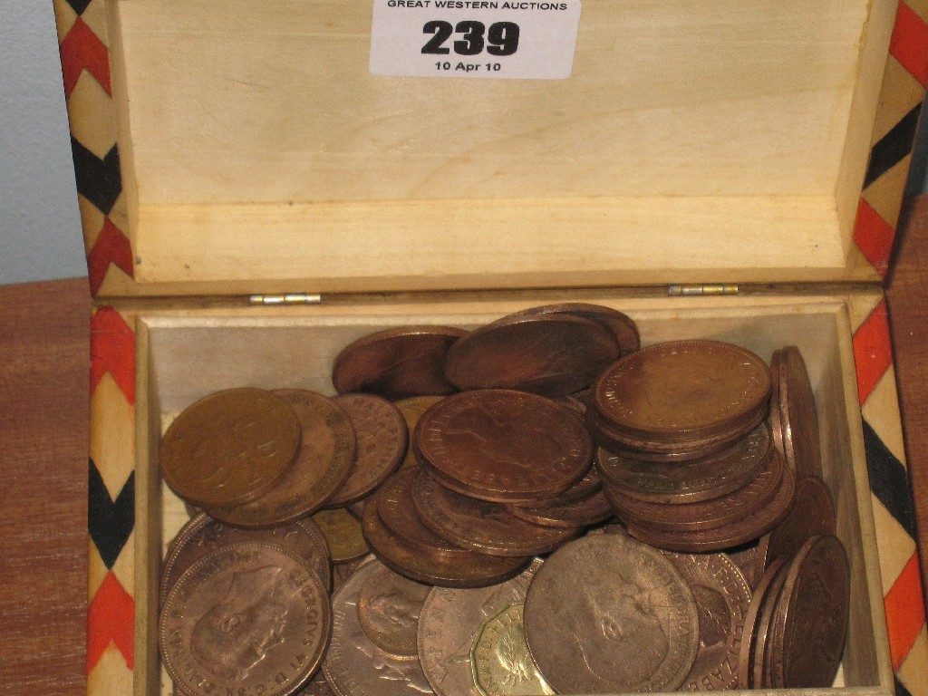 Appraisal: Box of coins