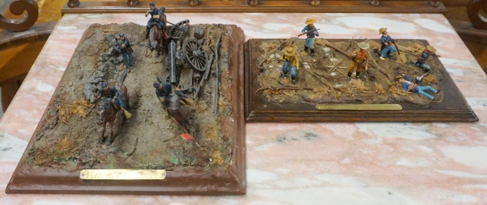 Appraisal: MINIATURE SOLDIER DIORAMAS OF THE BATTLES OF BULL RUN AND