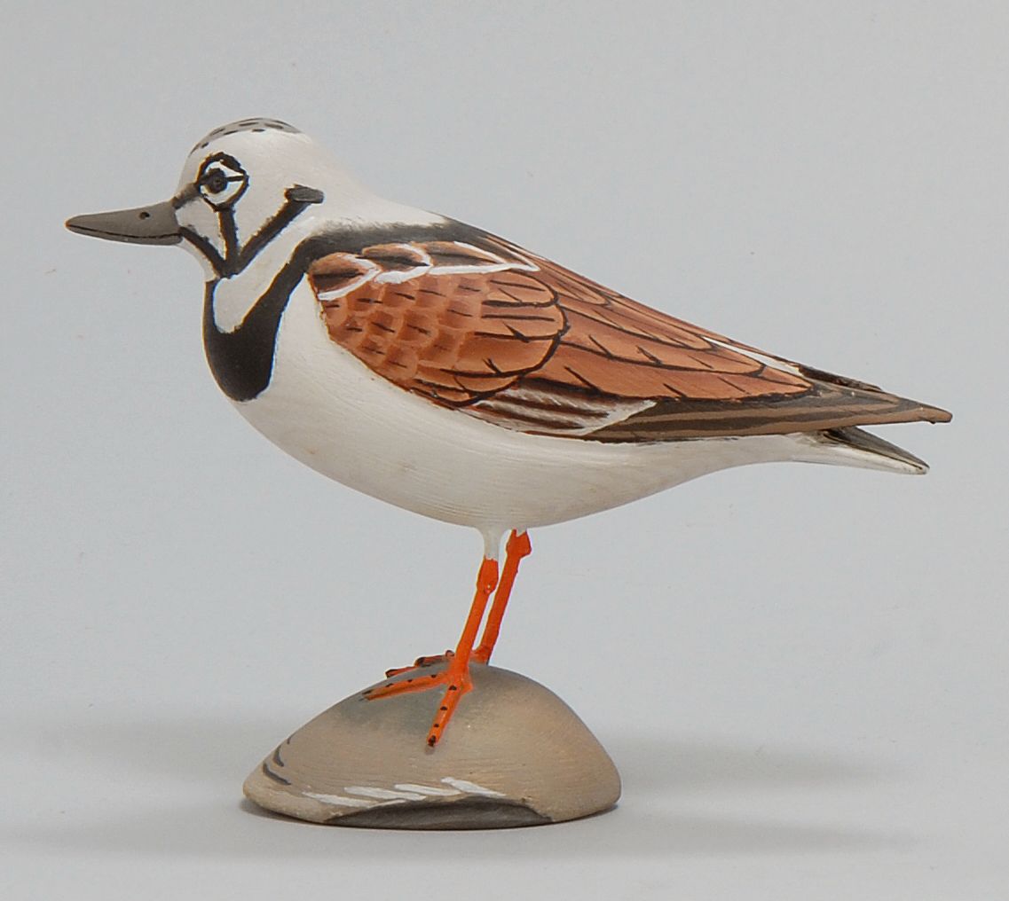 Appraisal: LIFE-SIZE RUDDY TURNSTONE By James Lapham of Dennisport Massachusetts In