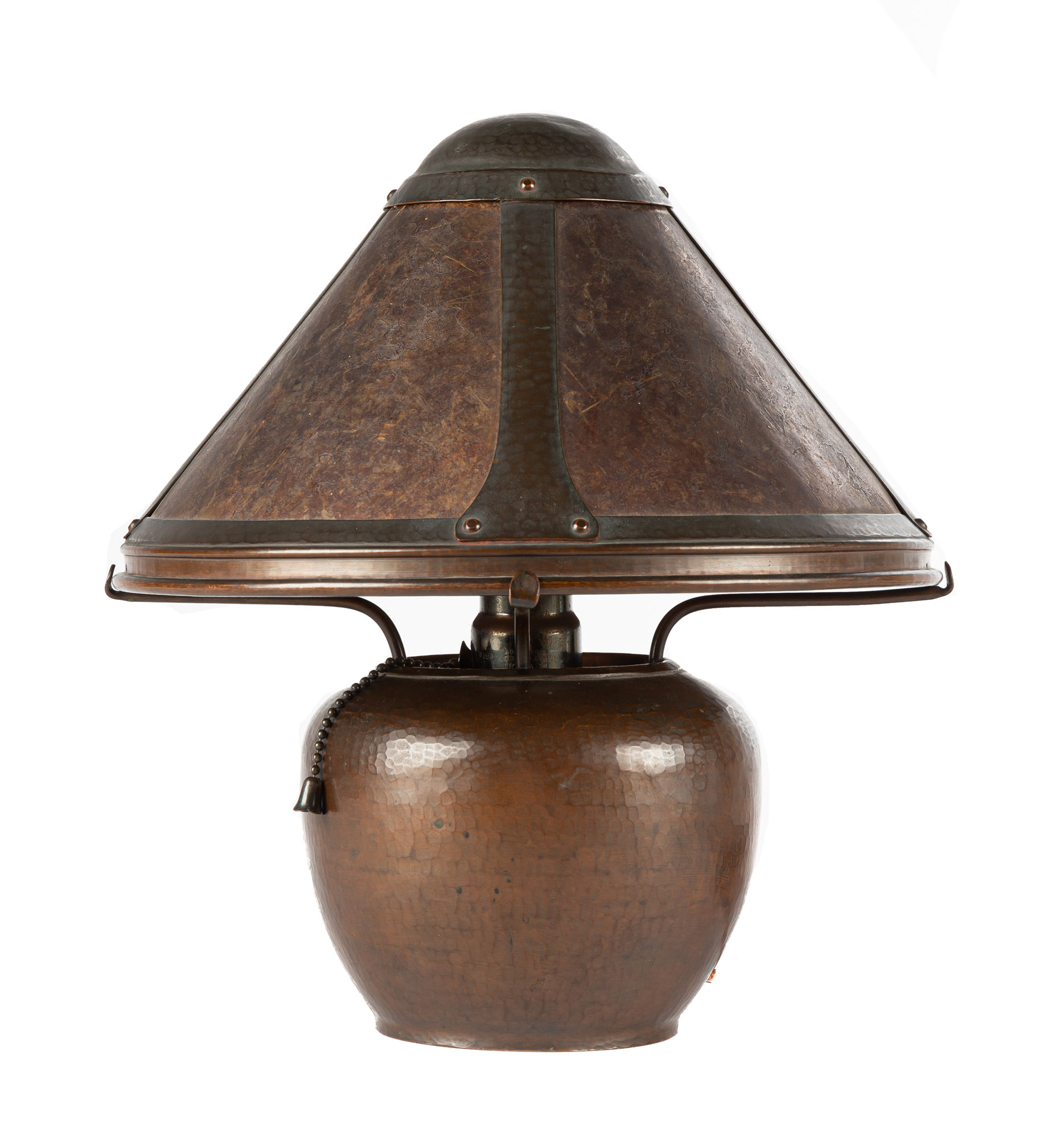 Appraisal: DIRK VAN ERP AMERICAN DUTCH - BOUDOIR LAMP San Francisco