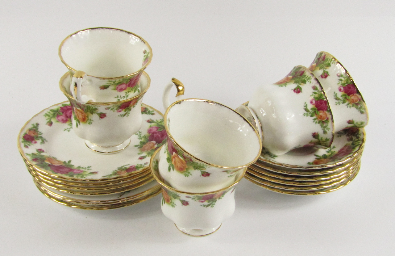 Appraisal: A Royal Albert porcelain part tea service decorated in the