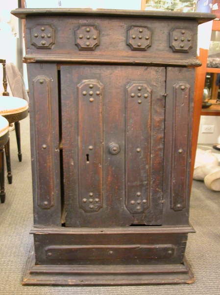 Appraisal: Italian Carved Walnut Credenza early th century with flared case