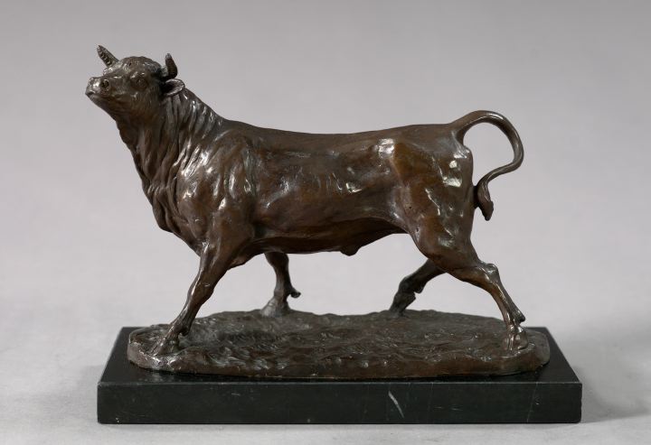 Appraisal: Circle of Isidore Bonheur French - Bull patinated bronze figure