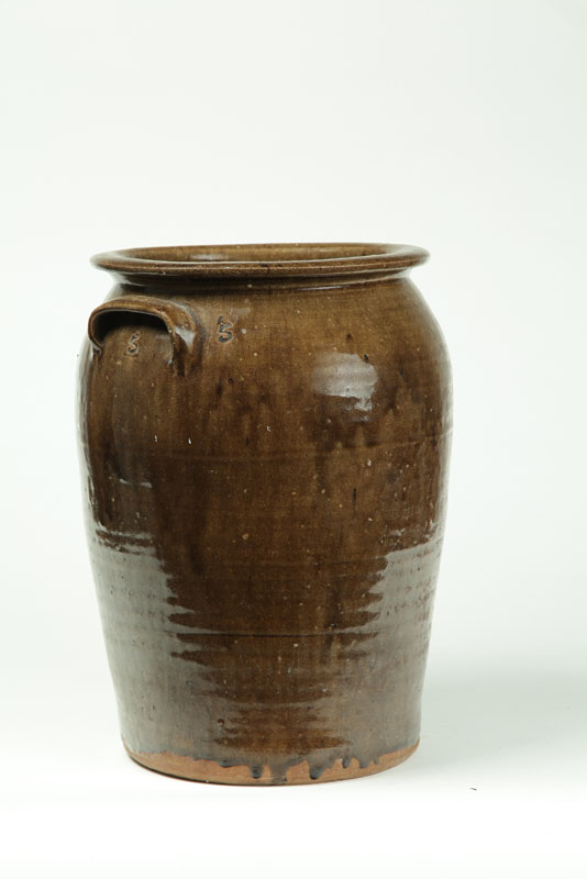 Appraisal: STONEWARE CROCK North Carolina late th century Marked '' ''