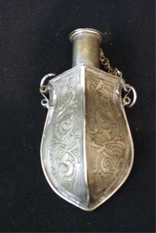 Appraisal: TH CENTURY VICTORIAN GENTLEMAN'S HUNTING FLASK