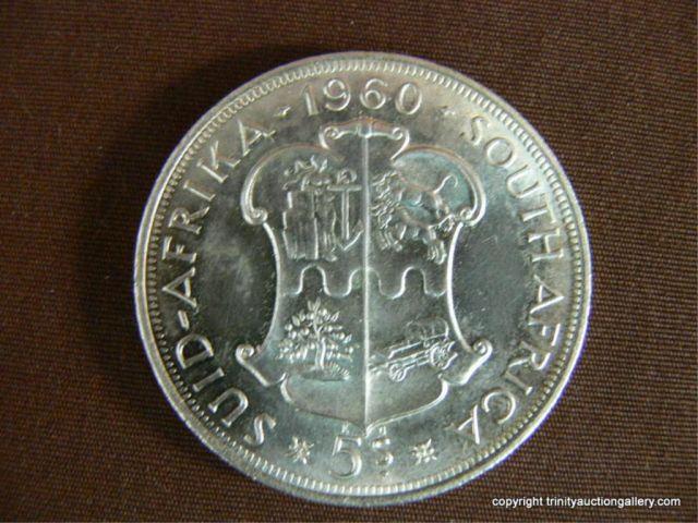 Appraisal: Silver South Africa Shilling Coin - Weighs ounce Issued as