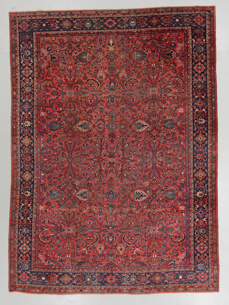 Appraisal: Antique Sultanabad Rug Persia ' '' x ' '' Antique