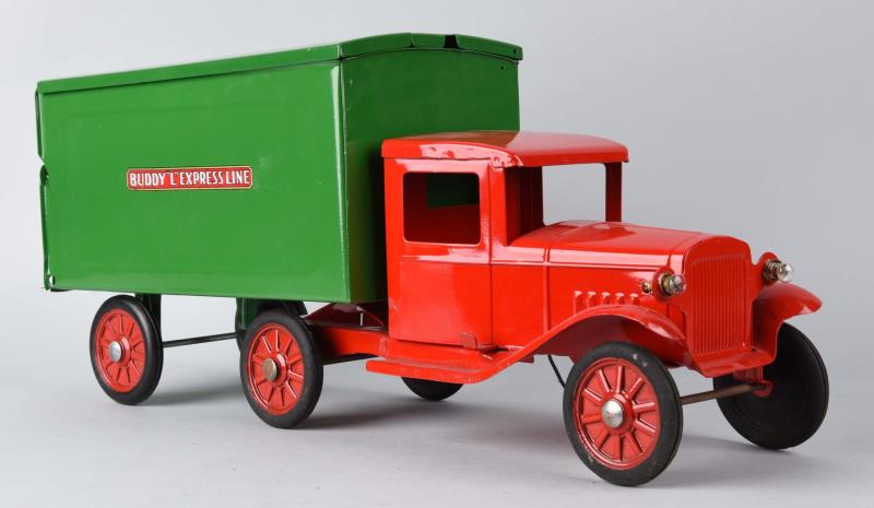 Appraisal: Pressed Steel Buddy L Express Line Truck This 's truck