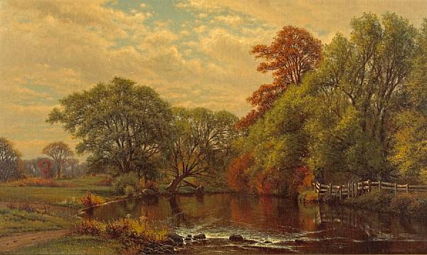 Appraisal: Raymond Dabb Yelland - Autumn Reflections signed and dated 'R