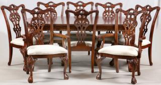 Appraisal: ETHAN ALLEN MAHOGANY DINING ROOM SET ETHAN ALLEN MAHOGANY DINING