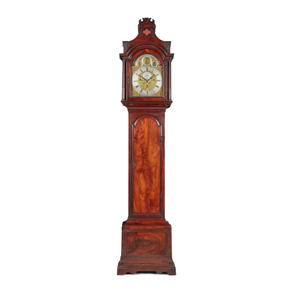 Appraisal: GEORGE III MAHOGANY CHIMING LONGCASE CLOCK JOHN PRICHARD LONDON TH