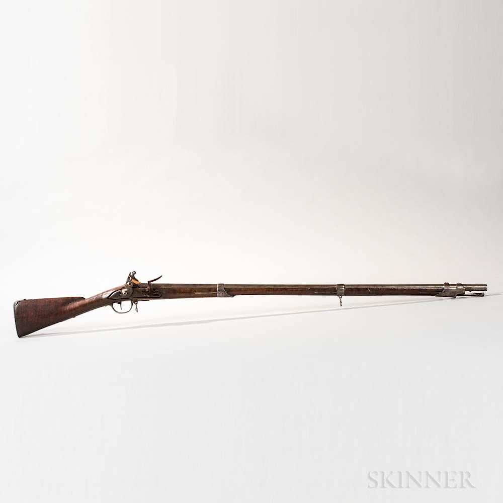 Appraisal: French Model Musket French Model Musket c bore walnut stock