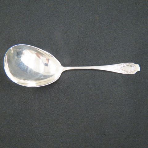 Appraisal: Sterling Silver Berry Spoon by Alvin