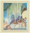 Appraisal: JACQUES HENRY KAY NIELSEN Sous le Signe du Rossignol mounted