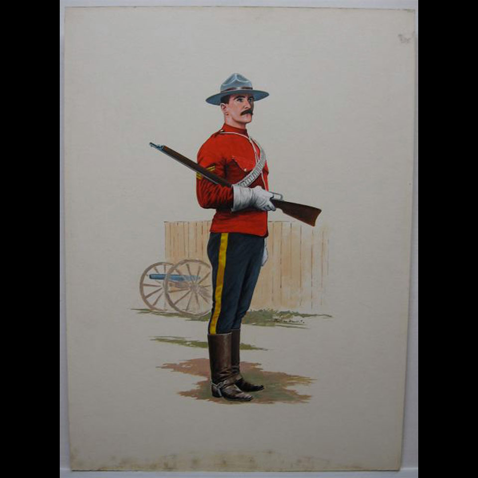 Appraisal: MOUNTIE ON GUARD MURRAY KILLMAN U E TH CENTURY CANADIAN