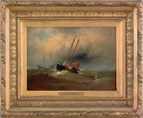 Appraisal: Attributed to Franklin Dullin Briscoe American - oil on panel