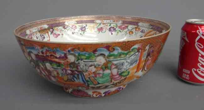 Appraisal: Early Chinese export bowl '' Diameter '' Ht Slight nick