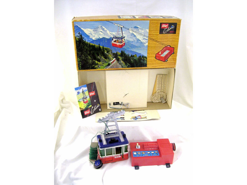 Appraisal: Rigi Electric Cable Car Tin litho cable car with cable