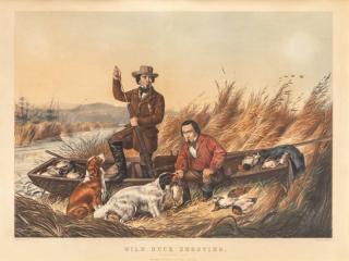 Appraisal: after Arthur Fitzwilliam Tait Wild Duck Shooting chromolithograph by in