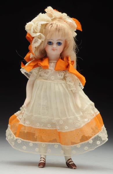 Appraisal: Stunning All-Bisque Mignonette Doll French all-bisque with swivel neck large