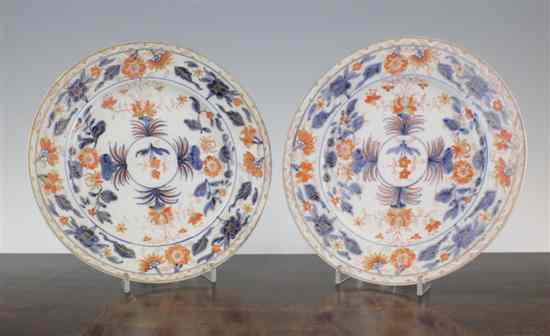 Appraisal: A set of Samson Imari pattern plates in Chinese export