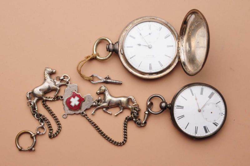 Appraisal: Lot of Pocketwatches One is made by Lewis Samuel Not