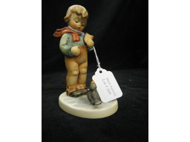 Appraisal: Hummel Figurine Birdwatcher Goebel bee mark