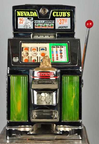 Appraisal: Nevada Club Light-Up Machine Description With open front Appears to