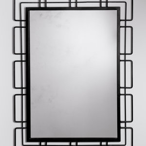 Appraisal: Frederic Weinberg American th Century Wall Mirror enameled steel H