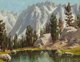 Appraisal: Paul Grimm ''Big Pine Palisades'' signed lower right Paul Grimm