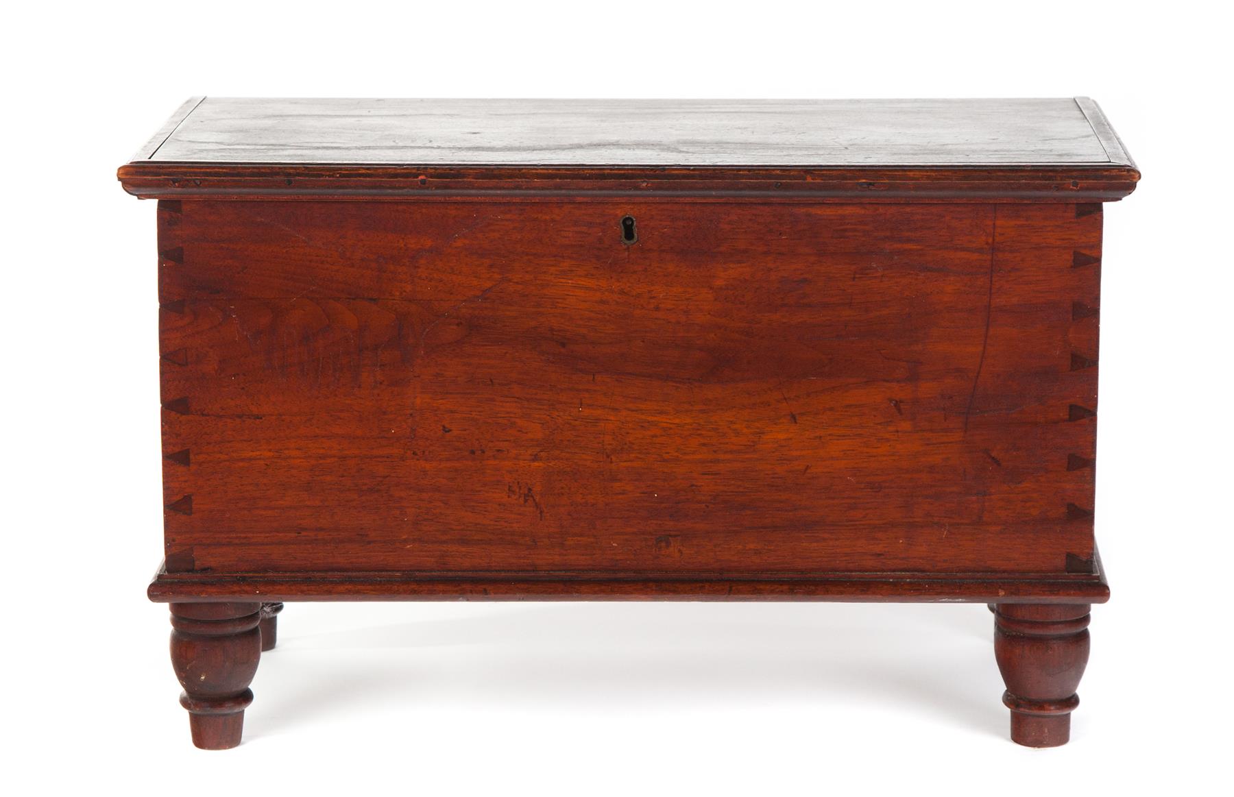 Appraisal: AMERICAN DIMINUTIVE BLANKET CHEST Attributed to Pennsylvania nd quarter- th