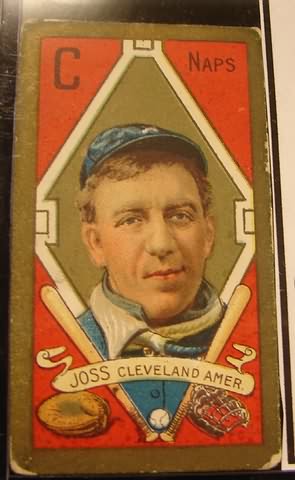 Appraisal: T- baseball card of A Joss Cleveland Naps Card has