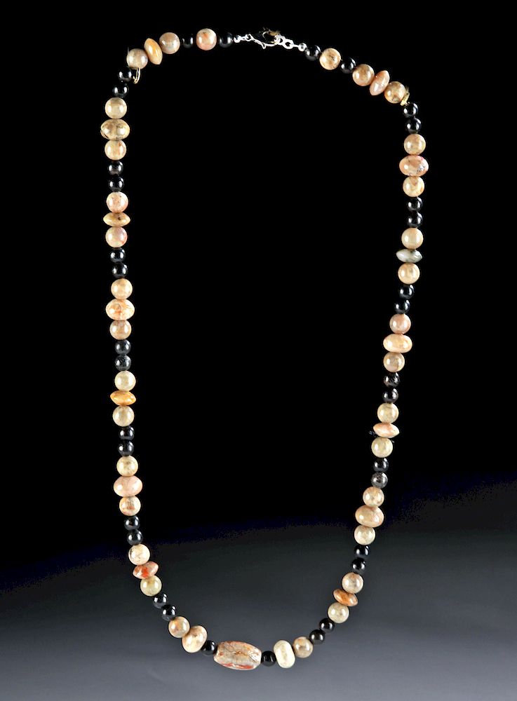 Appraisal: Dinosaur Bone Coprolite Beaded Necklace Holiday Shipping Deadlines USA Domestic