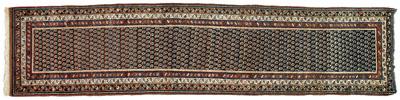 Appraisal: Northwest Persia runner central panel with repeating rows of boteh