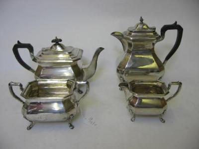 Appraisal: A MATCHED FOUR PIECE TEA SET maker C B S