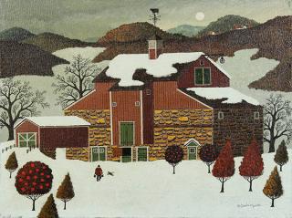 Appraisal: Painting Charles Wysocki Charles Wysocki American - Pennsylvania Farmer circa