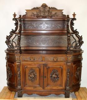 Appraisal: French th century buffet St Hubert French th century buffet