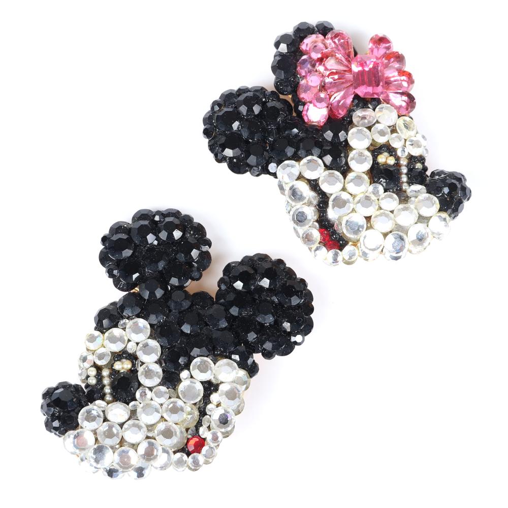 Appraisal: TWO WENDY GELL WALT DISNEY CO MICKEY AND MINNIE PINS