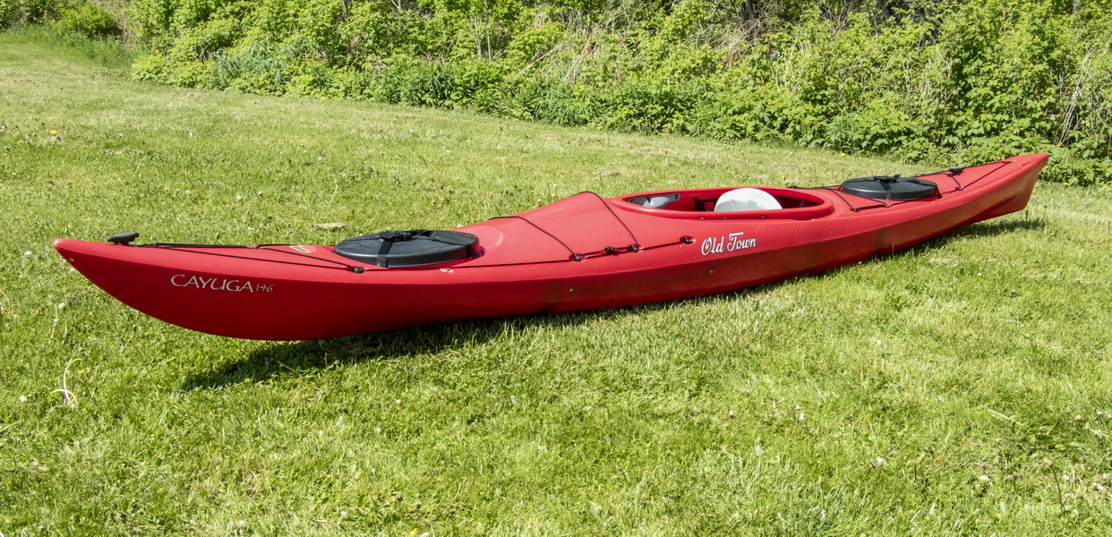 Appraisal: RED OLD TOWN CAYUGA KAYAK '- Touring Kayak in High-density