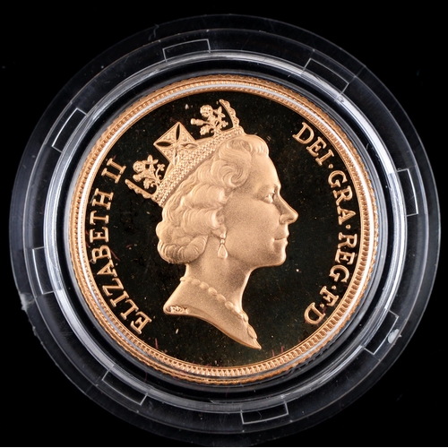 Appraisal: Gold coin United Kingdom proof sovereign cased