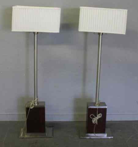 Appraisal: Pair of Midcentury Floor Lamps From a Blairstown NJ location