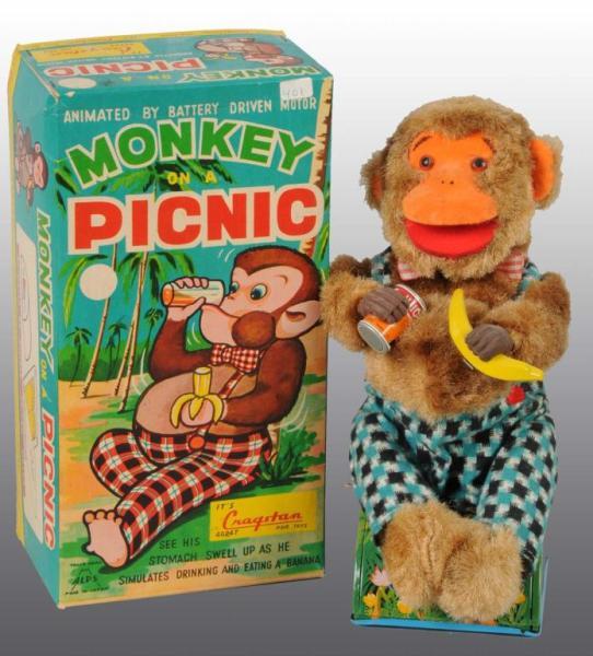 Appraisal: Lot of Japanese Battery-Operated Monkey Toys Description Includes one Monkey