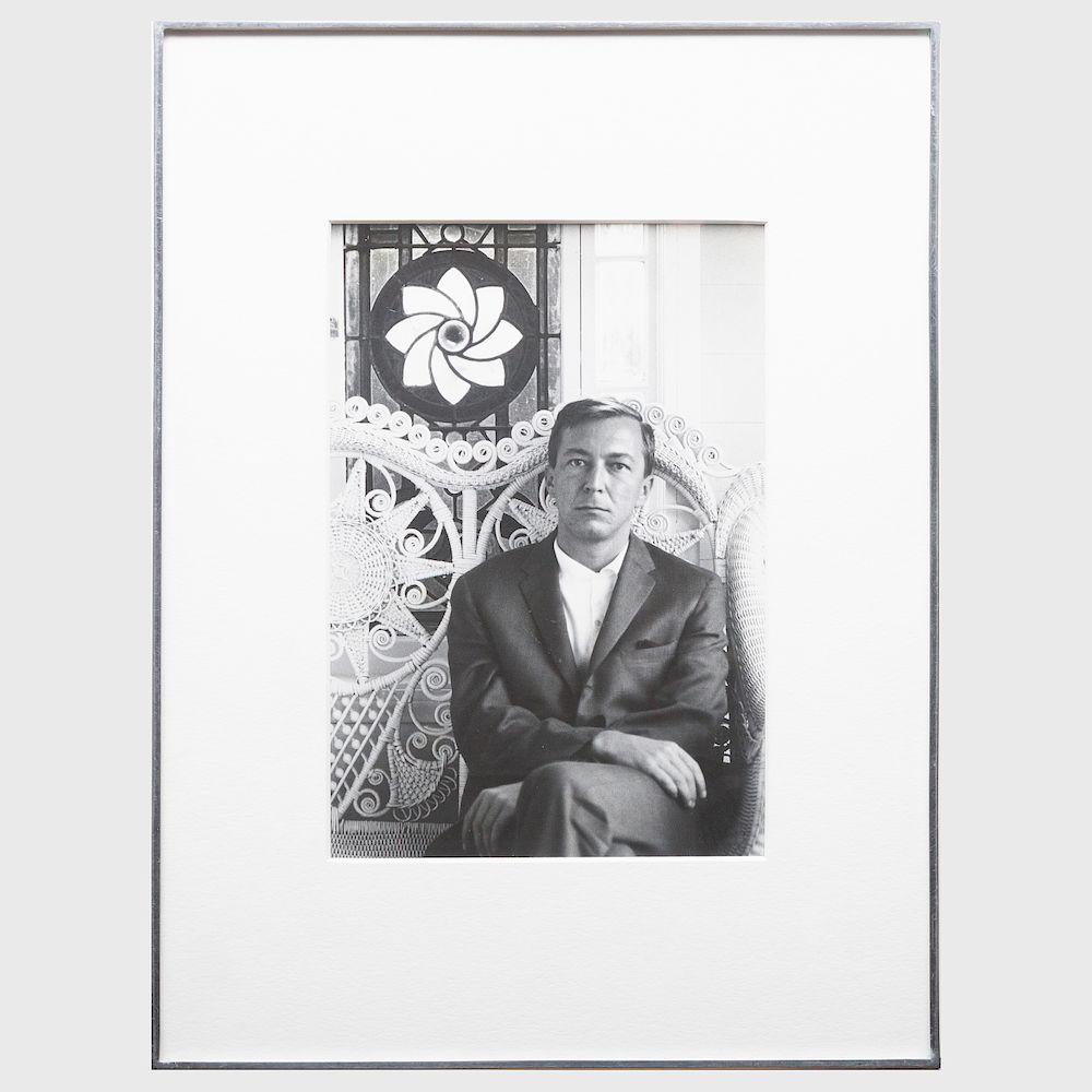 Appraisal: Dennis Hopper - Jasper Johns Gelatin silver print with label