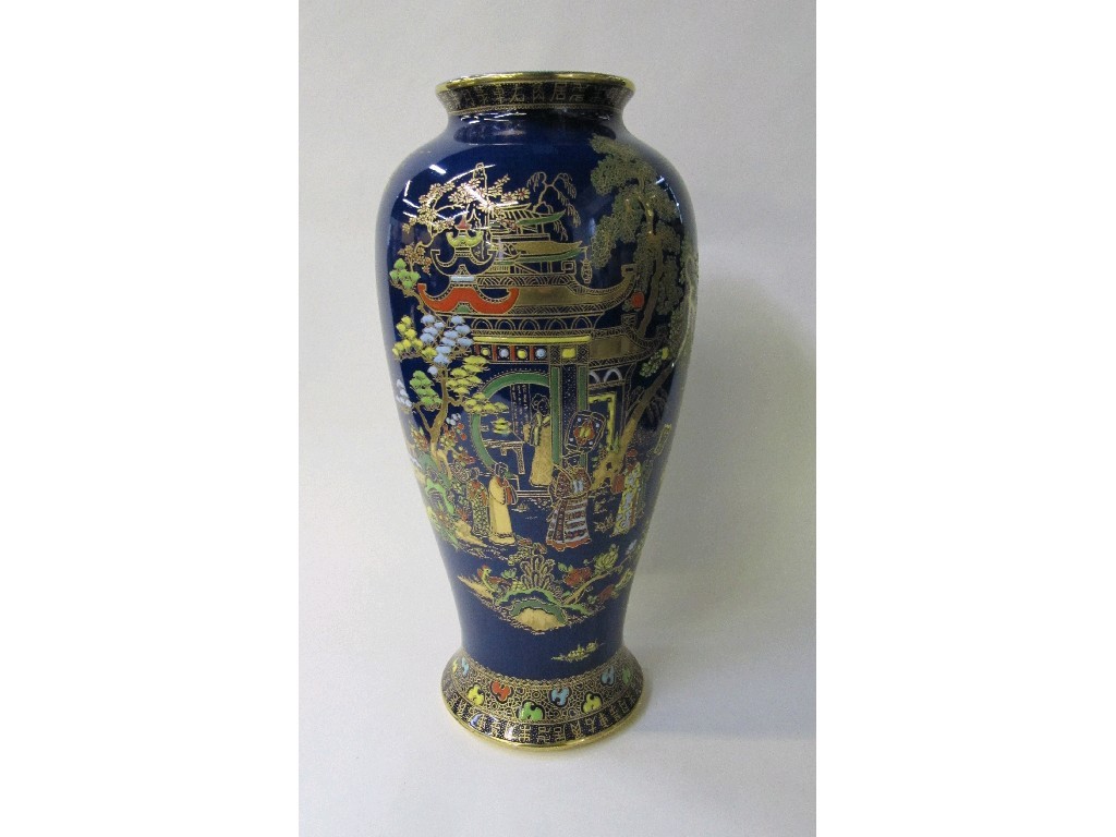 Appraisal: Carlton Ware 'Chinese Figures' vase pattern number