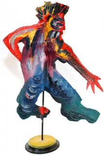 Appraisal: BRUCE THAYER PAPIER MACHE SCULPTURE BRUCE THAYER AMERICAN B PAPIER