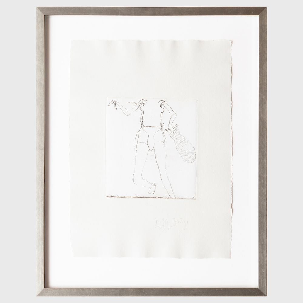 Appraisal: Joseph Beuys - Diving Girl from Circulation Time Suite Etching