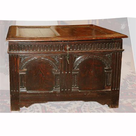 Appraisal: Jacobean Style Oak Chest Estimate -