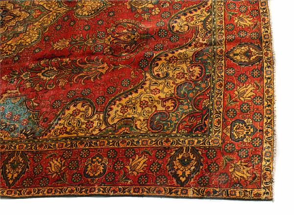 Appraisal: A Tabriz carpet size approximately ft in x ft